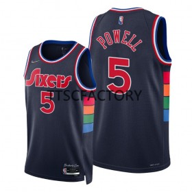 Maillot Basket Homme Philadelphia 76ers Myles Powell 5 Nike 2021-2022 City Editon Swingman